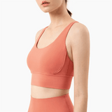 Breathable Fabric Nylon Yoga Tops - Shoply