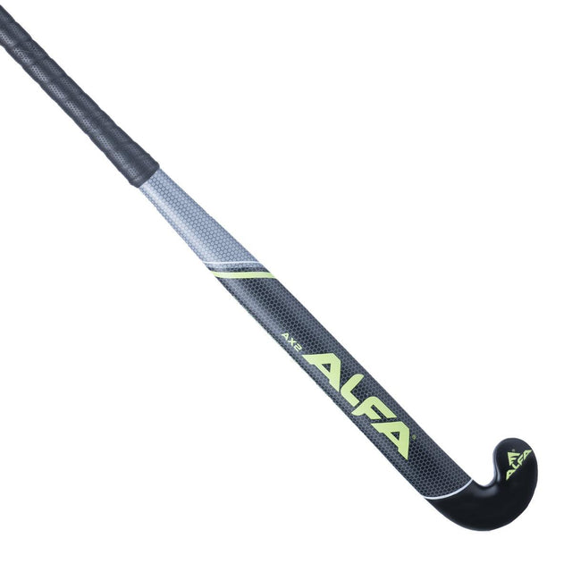 Alfa AX-2 Junior Composite Field Hockey Stick Black Color Mill Sports