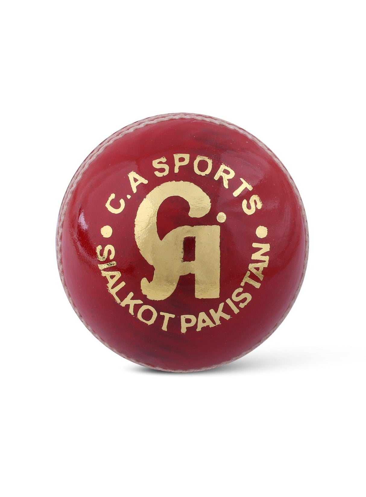 CA Super Test Leather Cricket Ball (Red) Color - Mill Sports