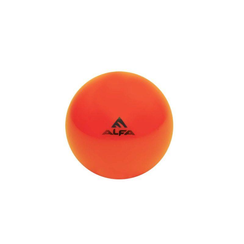 ALFA Hockey Turf Ball Plain Hollow Orange Color Mill Sports