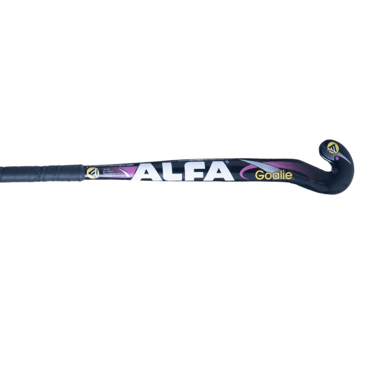 Alfa Wooden Goalie Stick - Mill Sports