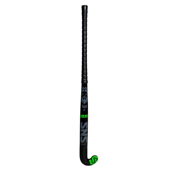 SNS Zeus 1.0 Composite Hockey Stick (XL Curve - Drag) Green - Mill Sports 