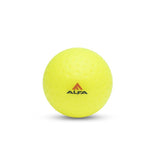 ALFA Hockey Turf Ball Dimple Hollow Yellow Color Mill Sports