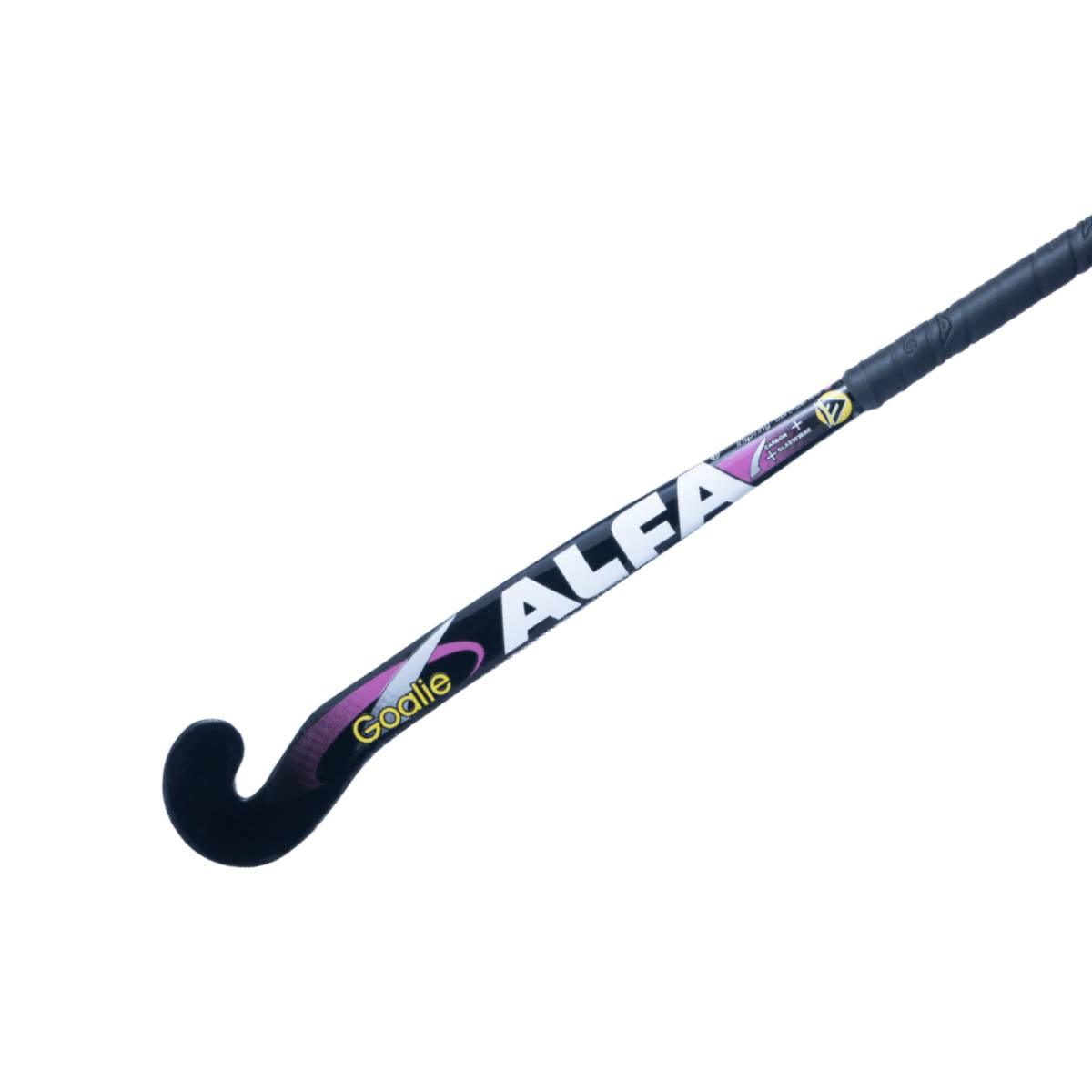 Alfa Wooden Goalie Stick - Mill Sports