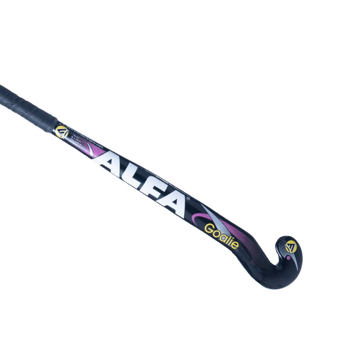 Alfa Wooden Goalie Stick - Mill Sports