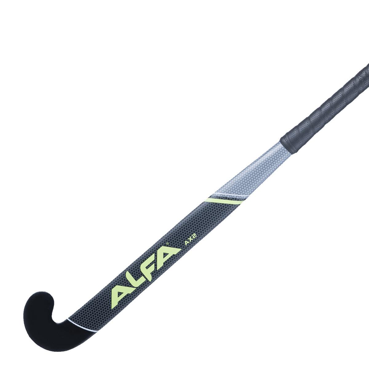 Alfa AX-2 Junior Composite Field Hockey Stick Black Color Mill Sports