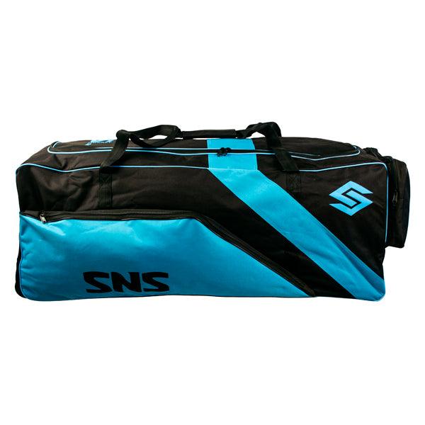 SNS Wheelie Hockey Bag (Sky Blue & Black) - Mill Sports 