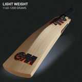 GM Eclipse 333 English Willow Grade 4 Cricket Bat (Short Handle) - Mill Sports 