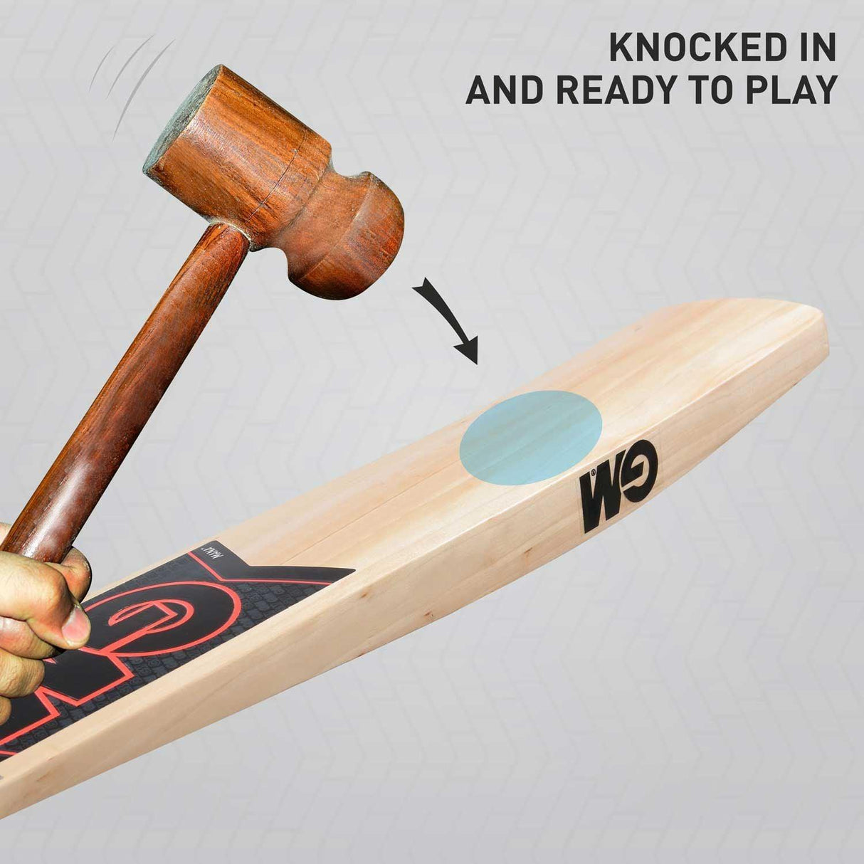 GM Mana Striker Kashmir Willow Cricket Bat (Short Handle) Mill Sports 