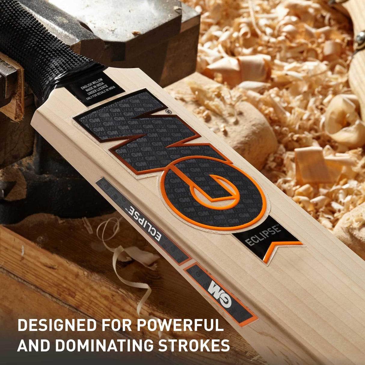 GM Eclipse 333 English Willow Grade 4 Cricket Bat (Short Handle) - Mill Sports 