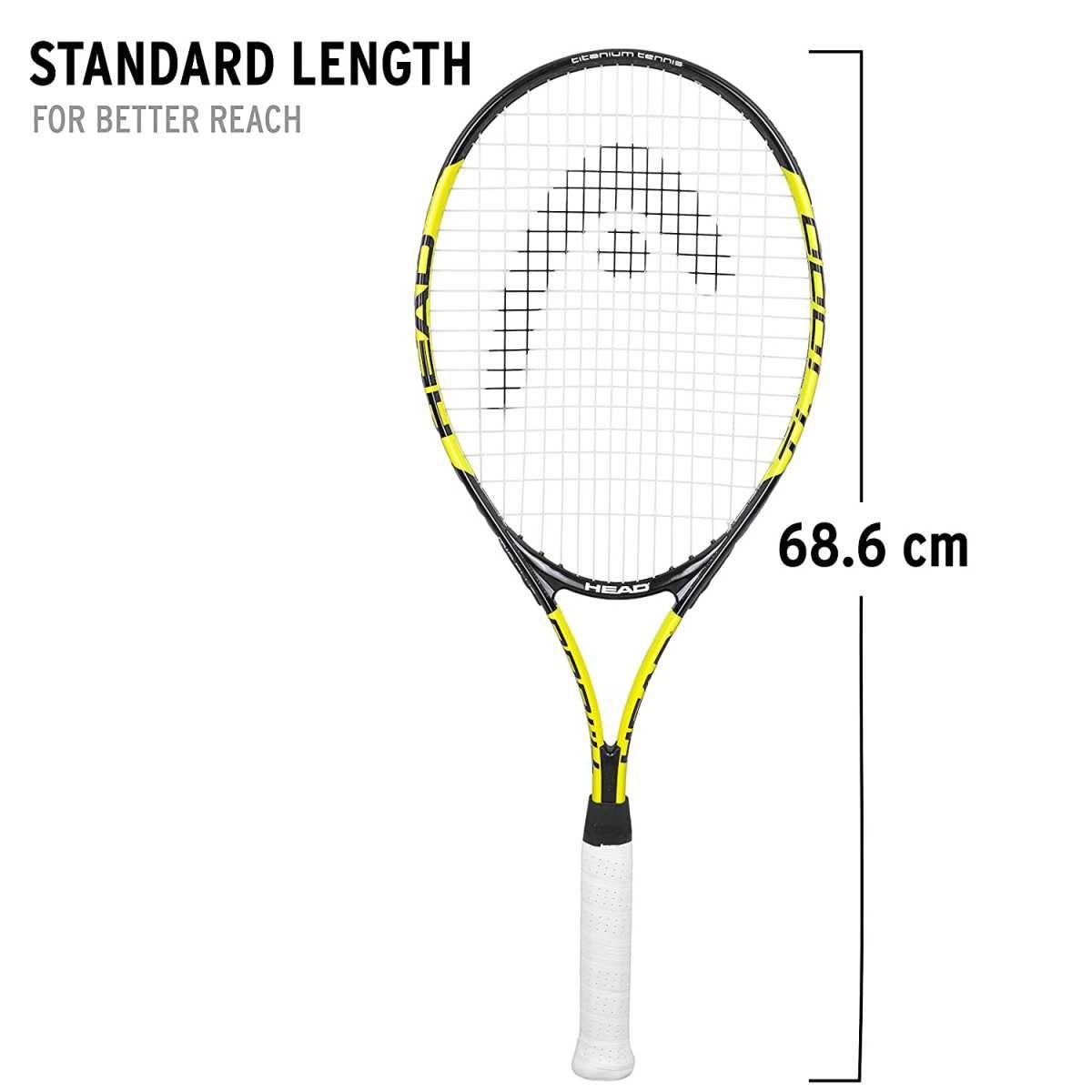 HEAD TITANIUM 1000 TENNIS RACQUET MILL SPORTS